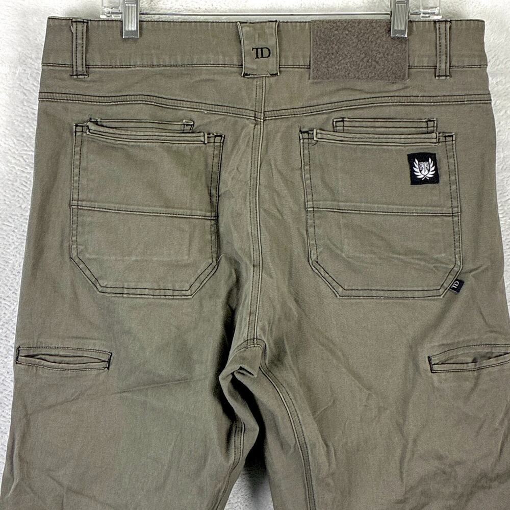 TD Apparel Pants Men 36x30 Gray Carlos Ray Tactical Stretch Workwear EDC Utility - Picture 5 of 15